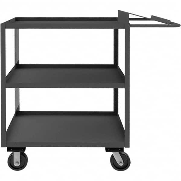 Durham - 3,000 Lb Capacity, 24-1/4" Wide x 75-1/4" Long x 51-1/16" High Order Picking Cart - Exact Industrial Supply