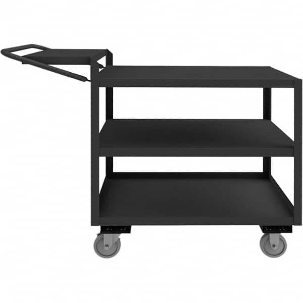 Durham - 1,200 Lb Capacity, 24-1/4" Wide x 52-3/8" Long x 40-1/4" High Order Picking Cart - Exact Industrial Supply