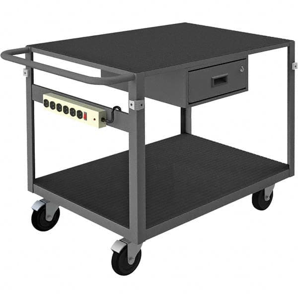 Durham - 1,000 Lb Capacity, 25-1/8" Wide x 42-11/16" Long x 31" High Instrument Cart - Exact Industrial Supply