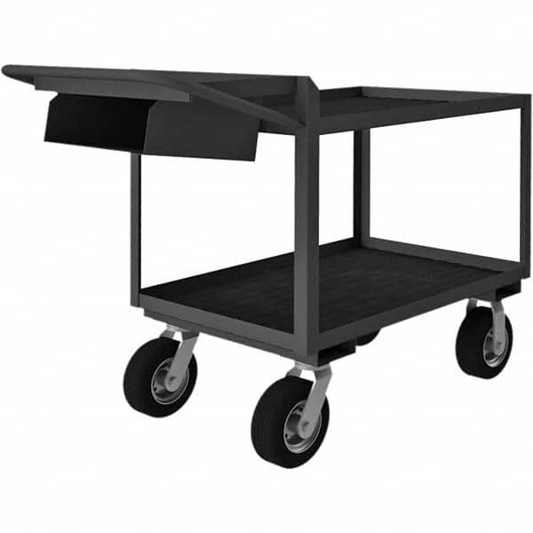 Durham - 1,200 Lb Capacity, 24-1/4" Wide x 52-3/8" Long x 38" High Mobile Cart - Exact Industrial Supply