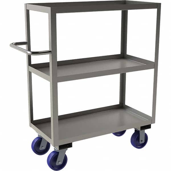 Durham - 1,200 Lb Capacity, 18-1/8" Wide x 42" Long x 47" High Mobile Cart - Exact Industrial Supply