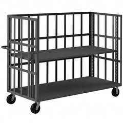 Durham - 3,000 Lb Capacity Open Portable Shelf Trucks - Exact Industrial Supply