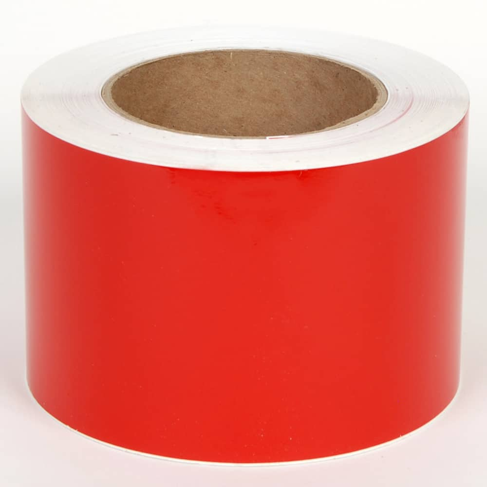 Cobra Systems - Labels, Ribbons & Tapes; Type: Vinyl Tape ; Color: Red ; For Use With: VNM8 ; Width (Inch): 5 ; Length (Feet): 150 ; Material: Vinyl - Exact Industrial Supply