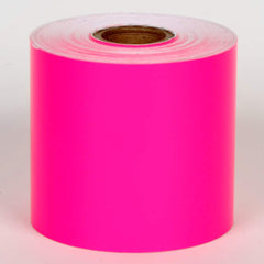 Cobra Systems - Labels, Ribbons & Tapes; Type: Vinyl Tape ; Color: Pink ; For Use With: VNM8 ; Width (Inch): 4 ; Length (Feet): 75 ; Material: Vinyl - Exact Industrial Supply