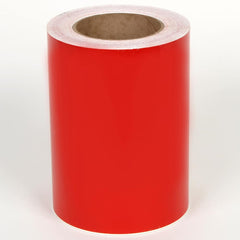 Cobra Systems - Labels, Ribbons & Tapes; Type: Vinyl Tape ; Color: Red ; For Use With: VNM8 ; Width (Inch): 9 ; Length (Feet): 75 ; Material: Vinyl - Exact Industrial Supply