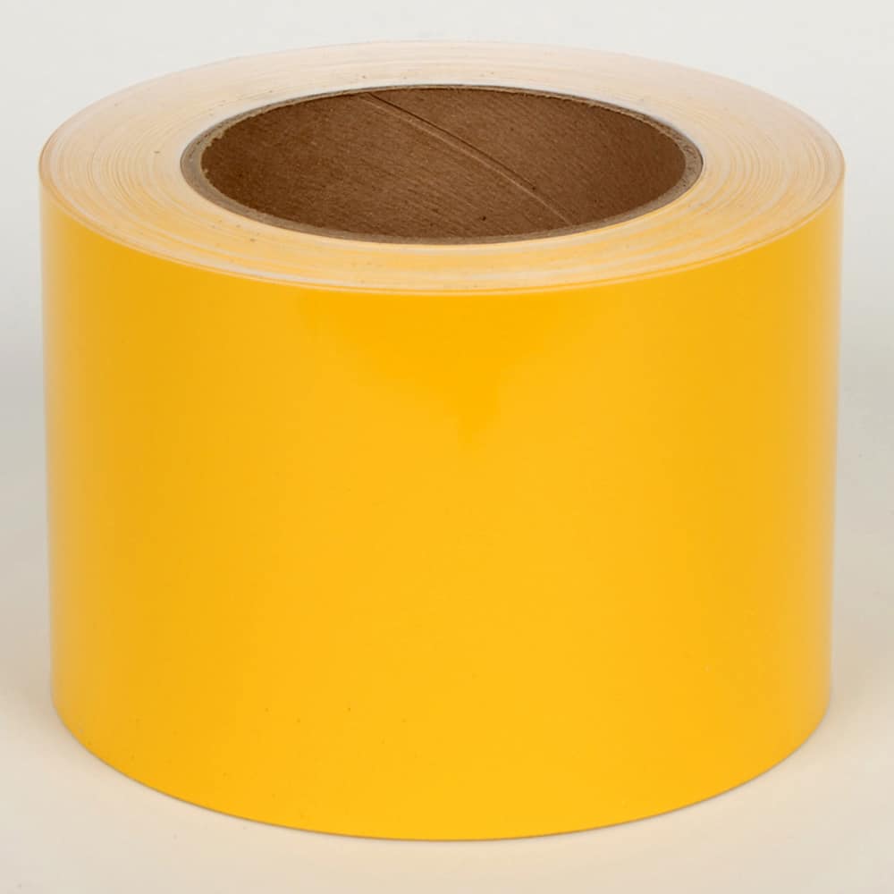 Cobra Systems - Labels, Ribbons & Tapes; Type: Vinyl Tape ; Color: Yellow ; For Use With: VNM8 ; Width (Inch): 8 ; Length (Feet): 150 ; Material: Vinyl - Exact Industrial Supply