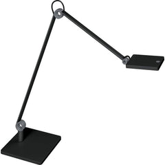 Waldmann Lighting - Task Lights; Fixture Type: Desk ; Color: Black ; Lamp Type: LED ; Mounting Type: Base Mount ; Adjustable Arm Type: Articulated ; Arm Length (Inch): 31.5 - Exact Industrial Supply