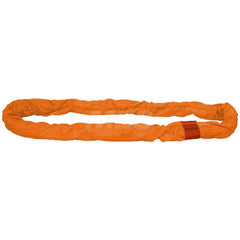 Sling: 1.75″ Wide, 3' Long, 15,000 lb Vertical, 12,000 lb Choker, 30,000 lb Basket, Dyneema & Nylon Orange