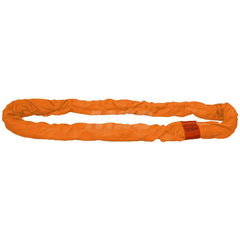 Sling: 1.75″ Wide, 5' Long, 15,000 lb Vertical, 12,000 lb Choker, 30,000 lb Basket, Dyneema & Nylon Orange