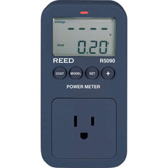 REED Instruments - Power Meters; Number of Phases: 1 ; Maximum Current Capability (A): 15 ; Minimum Current Capability (A): 0 ; Current Accuracy ? (%): 1 ; Current Channels: 1 ; Maximum Voltage: 150 VAC - Exact Industrial Supply
