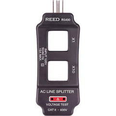 REED Instruments - Electrical Test Equipment Accessories; Accessory Type: AC Line Splitter ; For Use With: Digital Clamp Meters ; Color: Black - Exact Industrial Supply