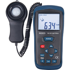 REED Instruments - Light Meters; Compatible Lighting: All Visible Light ; Maximum Measurement (Lux): 400000 ; Maximum Measurement (FC): 40000 ; Minimum Measurement (Lux): 0 ; Minimum Measurement (FC): 0 ; Accuracy ? (%): 5 - Exact Industrial Supply