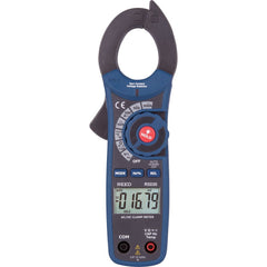 REED Instruments - Clamp Meters; Clamp Meter Type: Auto Ranging ; Measures: Capacitance; Continuity; Current; Diode Test; Duty Cycle; Frequency; Resistance; Temperature; Voltage ; Jaw Style: Clamp On ; Jaw Capacity (Decimal Inch): 1.2000 ; CAT Rating: CA - Exact Industrial Supply