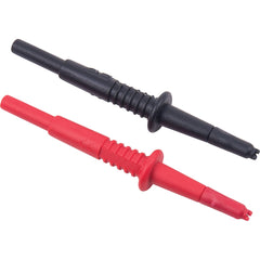 REED Instruments - Electrical Test Equipment Accessories; Accessory Type: Probe Set ; For Use With: REED R1050 & Test Leads that accept 0.16" (4mm) diameter shrouded banana connectors ; Color: Black; Red - Exact Industrial Supply