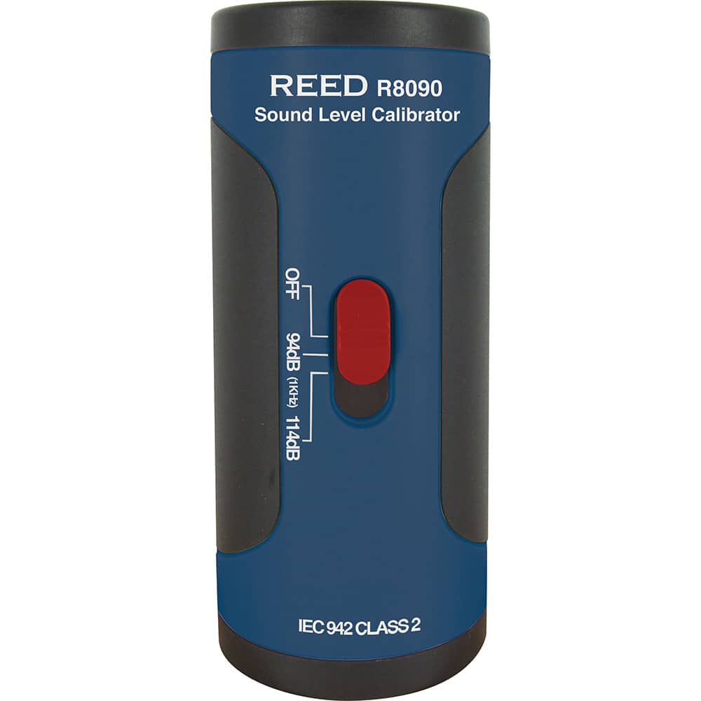 REED Instruments - Sound Meter Accessories; Type: Sound Level Calibrator ; For Use With: Sound Meters with 1/2" Diameter Microphones - Exact Industrial Supply