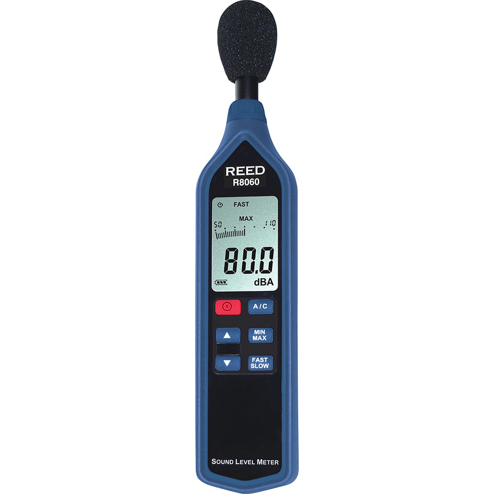 REED Instruments - Sound Meters; Type: Sound Meter ; Frequency Weighting: A & C ; Sound Range (dB): 30 - Exact Industrial Supply