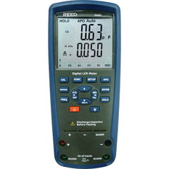 REED Instruments - Multimeters; Multimeter Type: Auto Ranging; Digital; Passive Component LCR ; Measures: Inductance; Frequency; Resistance; Capacitance ; CAT Rating: 30V Max ; Maximum Capacitance (Microfarads): 2000.00 ; Maximum Resistance (Megohms): 20 - Exact Industrial Supply