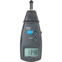 Tachometers; Type: Contact/Non-Contact; Minimum Measurement (RPM): 2.50; Maximum Measurement (RPM): 99999.00; Meter Length (mm): 210.00; Meter Length (Decimal Inch): 8.3000; Meter Width (mm): 74.00; Meter Width (Decimal Inch): 2.9000; Meter Thickness (mm)