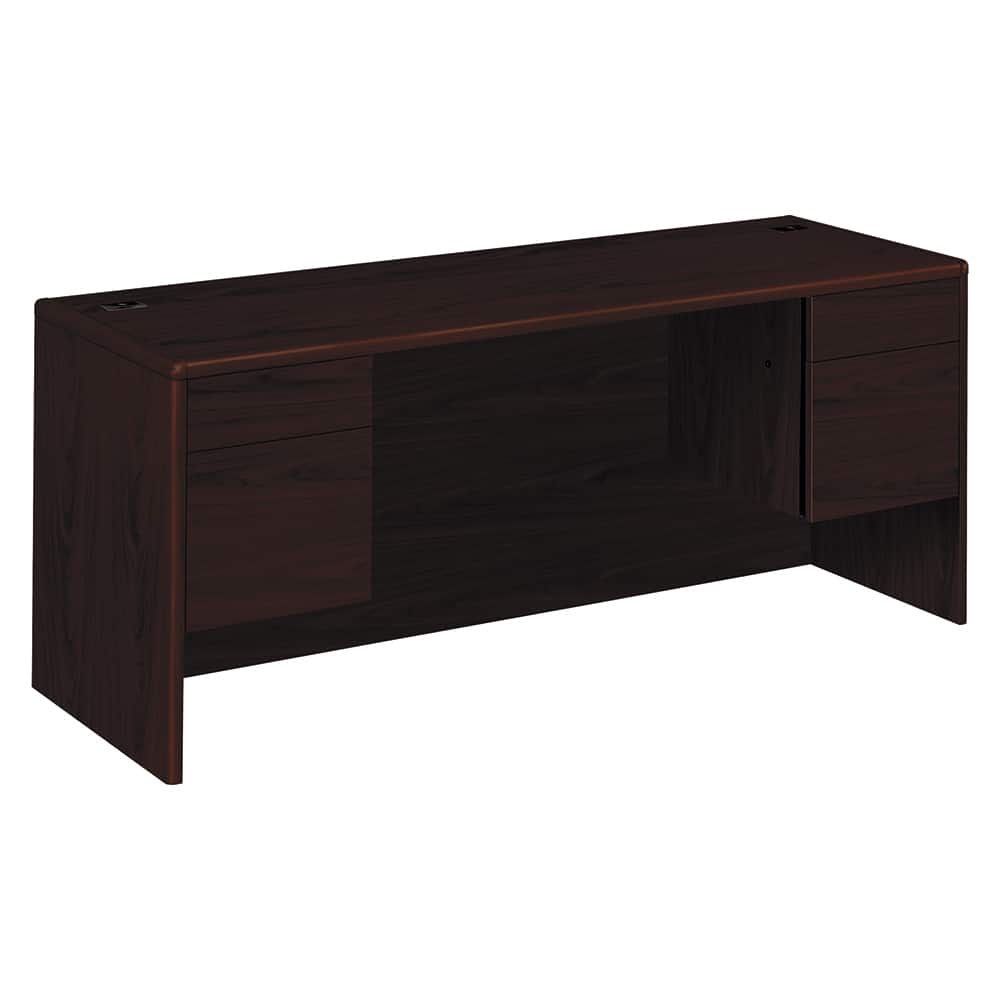 Hon - Credenzas; Type: Credenza ; Number of Drawers: 4.000 ; Length (Inch): 72 ; Height (Inch): 29-1/2 ; Depth (Inch): 24 ; Color: Mahogany - Exact Industrial Supply