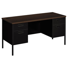 Hon - Credenzas; Type: Credenza ; Number of Drawers: 4.000 ; Length (Inch): 60 ; Height (Inch): 29-1/2 ; Depth (Inch): 24 ; Color: Mocha; Black - Exact Industrial Supply