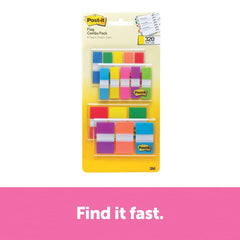 Self-Stick Page Flags; Style: Flag; Color: Multi-Color; Size: 0.47 x 1.7; 0.94 x 1.7