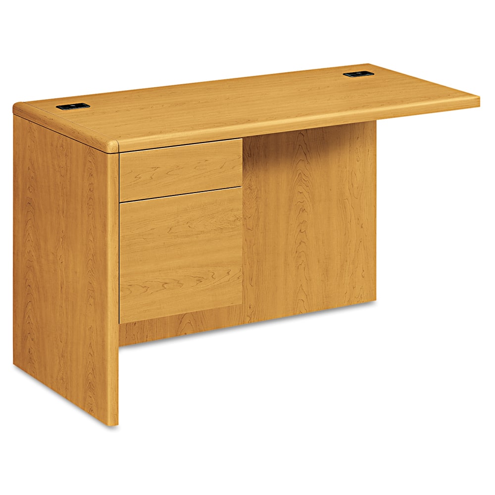 Hon - Office Cubicle Workstations & Worksurfaces; Type: Left Workstation Return ; Width (Inch): 48 ; Length (Inch): 24 ; Material: Woodgrain Laminate Base; High-Pressure Laminate Top ; Material: Woodgrain Laminate Base; High-Pressure Laminate Top ; Fract - Exact Industrial Supply