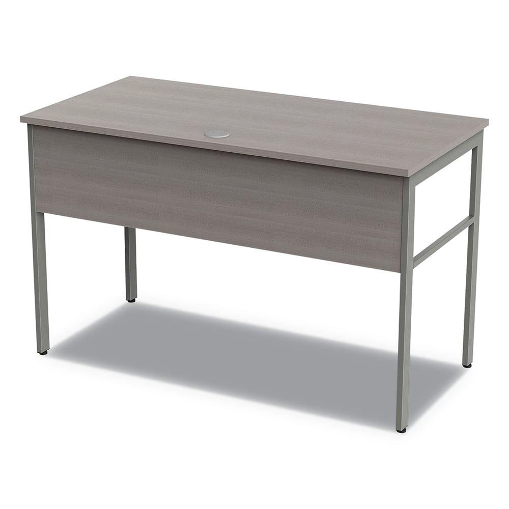 Linea Italia - Office Desks; Type: Workstation ; Center Draw: No ; Color: Ash ; Material: Steel Base; Laminate Worksurface ; Width (Inch): 47-1/4 ; Depth (Inch): 23-3/4 - Exact Industrial Supply