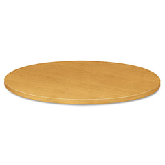 Hon - Stationary Tables; Type: Table Top ; Material: High-Pressure Laminate ; Color: Harvest ; Diameter (Inch): 42 ; Height (Inch): 1-1/8 ; Width (Inch): 42 - Exact Industrial Supply