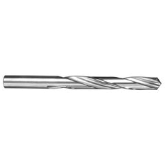 9.9 mm Dia. × 9.9 mm Shank × 87 mm Flute Length × 133 mm OAL, 5xD, 118°, TA, 2 Flute, External, Round Solid Carbide Drill - Exact Industrial Supply