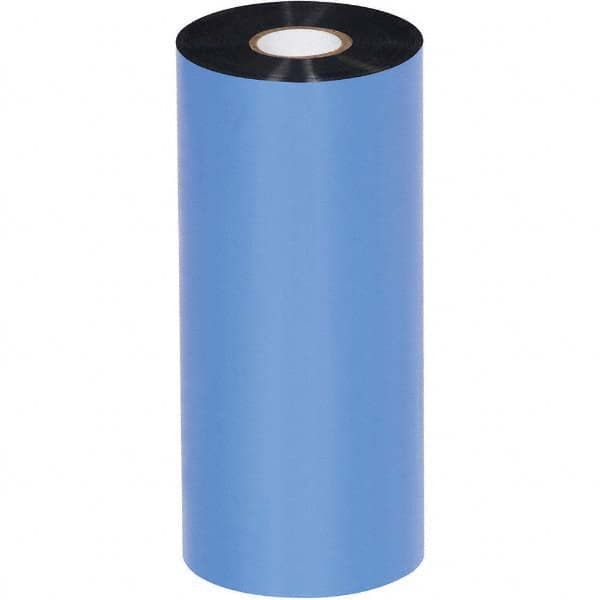 Value Collection - 6-1/2" x 1476' Black Wax/Resin Thermal Transfer Ribbon - Exact Industrial Supply