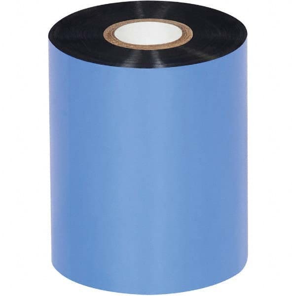 Value Collection - 3-1/2" x 1476' Black Wax/Resin Thermal Transfer Ribbon - Exact Industrial Supply