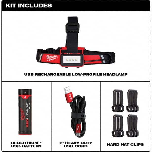 Milwaukee Tool - Hands-free Flashlight - Exact Industrial Supply