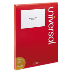 UNIVERSAL - Labels, Ribbons & Tapes Type: Inkjet/Laser Labels Color: White - Exact Industrial Supply