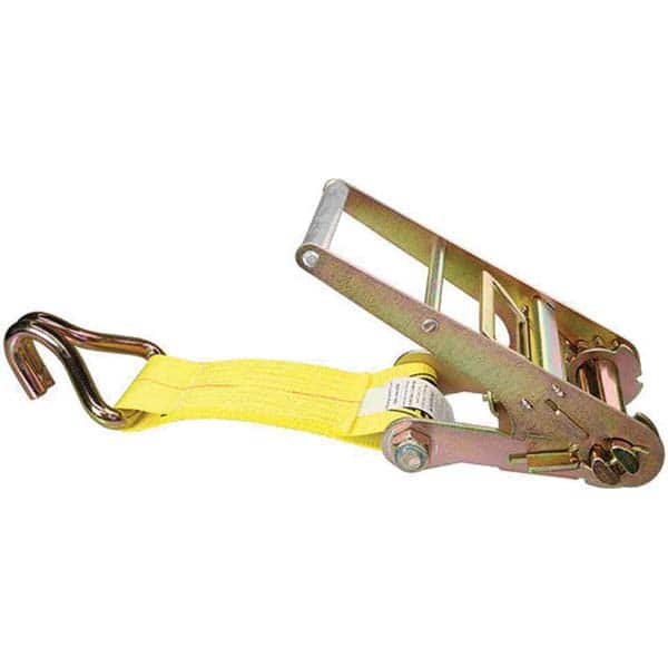 Strap Sling: 4″ Wide, 5,400 lb Vertical Yellow