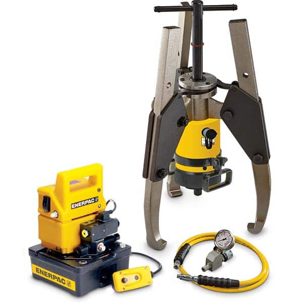 Enerpac - Puller & Separator Sets Type: Hydraulic Puller Set Maximum Spread (Inch): 9.0625 - Exact Industrial Supply