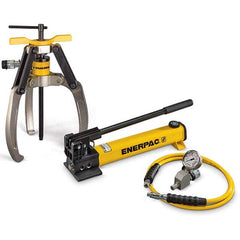 Enerpac - Puller & Separator Sets Type: Hydraulic Puller Set Maximum Spread (Inch): 4.921875 - Exact Industrial Supply