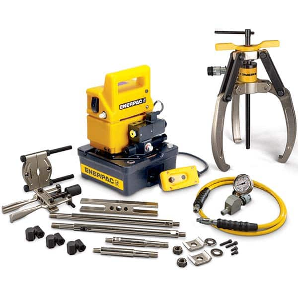 Enerpac - Puller & Separator Sets Type: Hydraulic Puller Set Maximum Spread (Inch): 4.921875 - Exact Industrial Supply