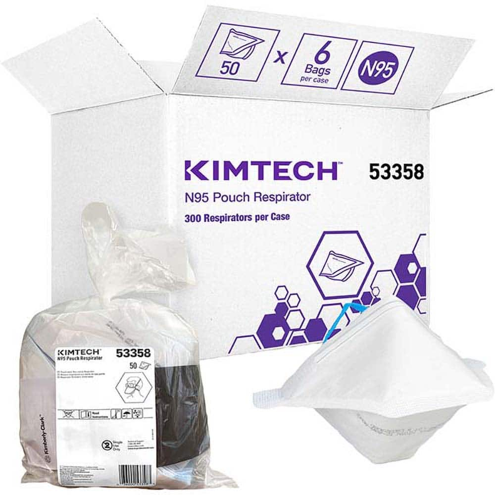 Kimtech - Size Regular N95 Pouch Respirator - Exact Industrial Supply