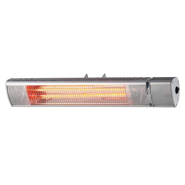 Comfort Zone - Electric Radiant Heaters Type: Halogen Radiant, Golden Tube Maximum BTU Rating: 10240 - Exact Industrial Supply