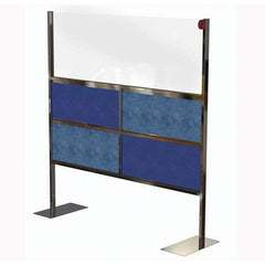 Lakeside - 75" x 72" Partition & Panel System-Social Distancing Barrier - Exact Industrial Supply