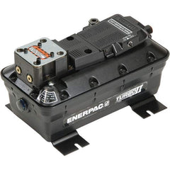 Enerpac - Power Hydraulic Pumps & Jacks Type: Air-Hydraulic Oil Capacity: 127 cu. In. - Exact Industrial Supply