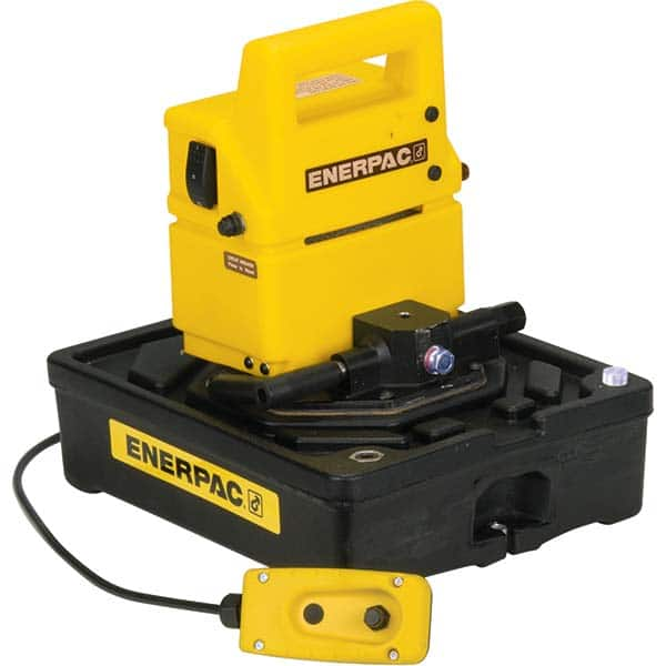 Enerpac - Power Hydraulic Pumps & Jacks Type: Electric Pressure Rating (psi): 5000 - Exact Industrial Supply