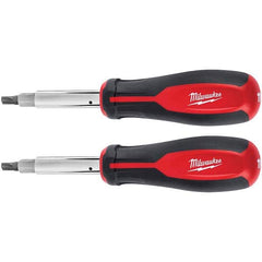 Milwaukee Tool - Bit Screwdrivers Type: 11-in-1 Screwdriver Tip Type: Nut Driver; Philips; Slotted - Exact Industrial Supply