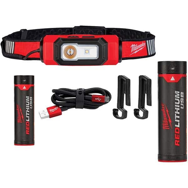 Milwaukee Tool - Flashlights Type: Hands-Free Bulb Type: LED - Exact Industrial Supply