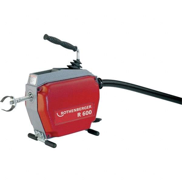 Rothenberger - Electric & Gas Drain Cleaning Machines Type of Power: 110V For Minimum Pipe Size: 3/4 (Inch) - Exact Industrial Supply
