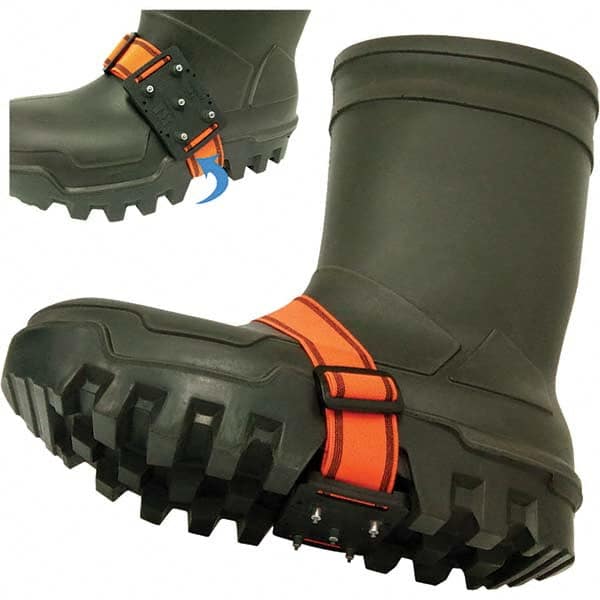 Geroline - Ice Traction Footwear Footwear Style: Strap-On Cleat Traction Type: Tungsten Carbide Stud - Exact Industrial Supply