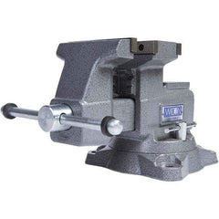 Wilton - Bench & Pipe Combination Vises Jaw Width (Inch): 5-1/2 Jaw Opening Capacity (Inch): 6-3/4 (Regular); 10-3/4 (Reversed) - Exact Industrial Supply
