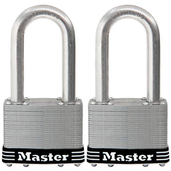 Master Lock - Padlocks Keyed: Alike Shackle Clearance: 2-1/2 (Inch) - Exact Industrial Supply