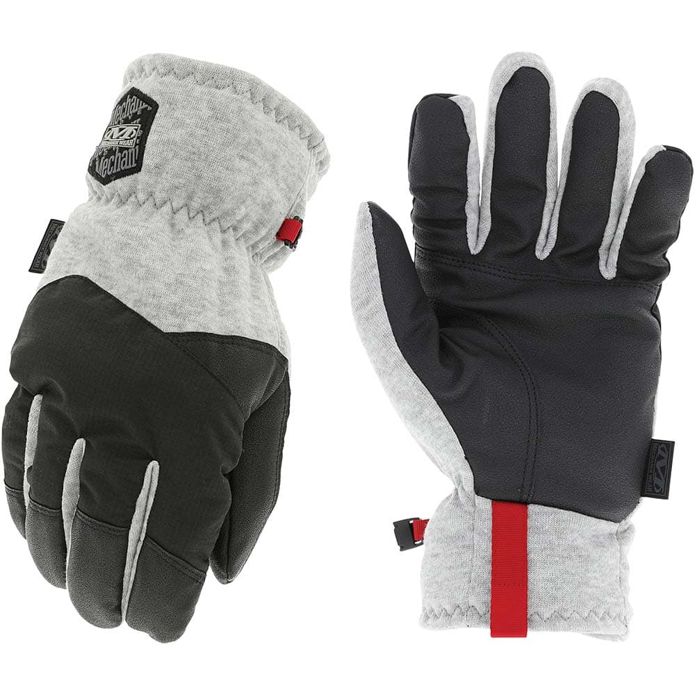 General Purpose Work Gloves: X-Large, Fleece & PrimaLoft Black & Gray