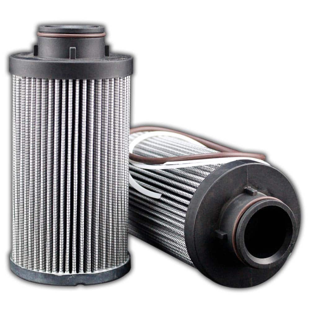 Replacement/Interchange Hydraulic Filter Element: Microglass, 10  µ